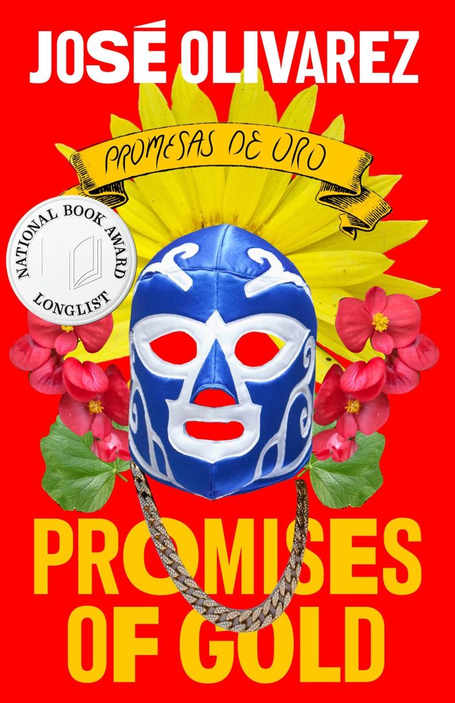 book cover of Promises of Gold by José Olivarez.